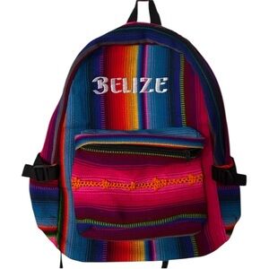 Belize Backpack embroidered colorful  NWOT one of a  kind